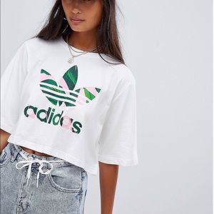 Adidas Original X Farm Cropped T-shirt